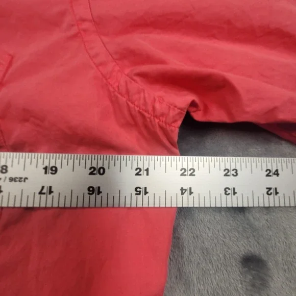 Peter Millar Seaside Collection Button Shirt M Pink Silk Blend Short Sleeve - Picture 6 of 8